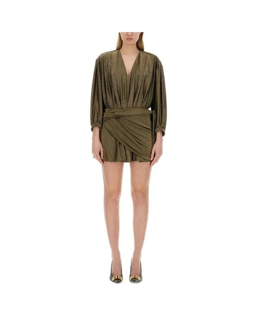 Balenciaga Green Short Dresses