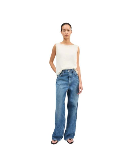 Skall Studio Blue Loose Fit Jeans