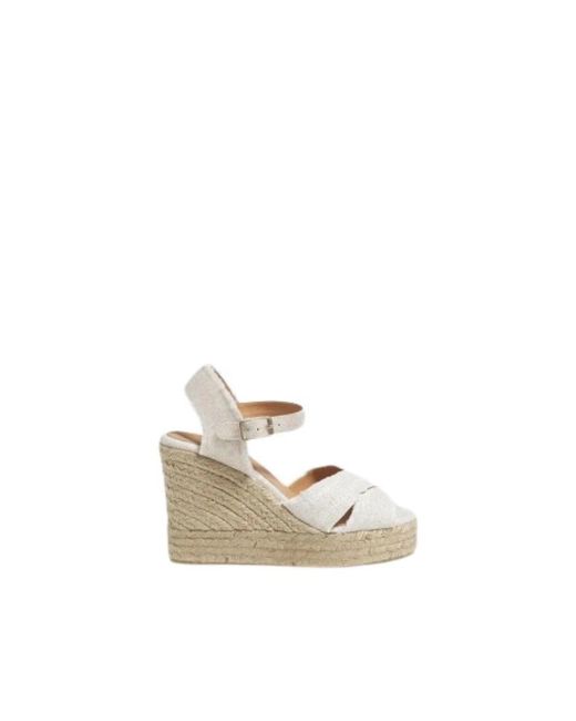 Castaner White Wedges