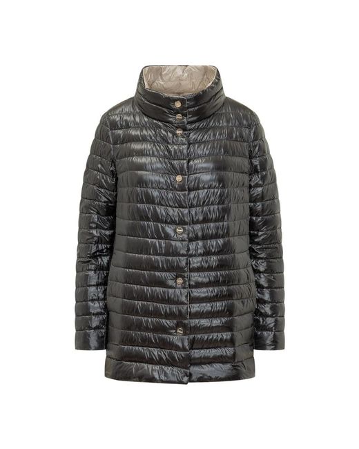 Herno Gray Winter Jackets for men