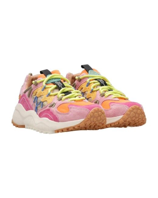 Flower Mountain Pink Sneakers