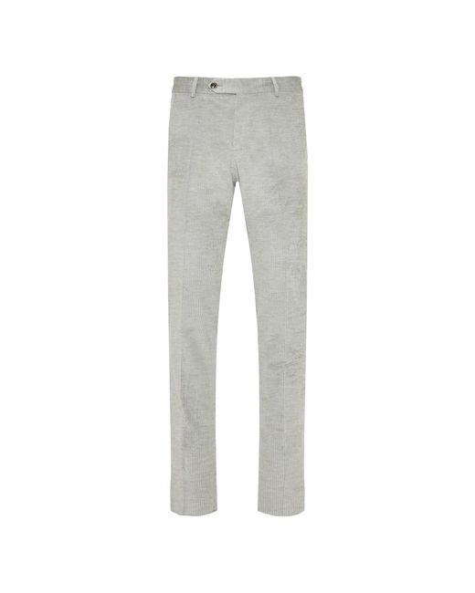 PT Torino Gray Slim-Fit Trousers for men
