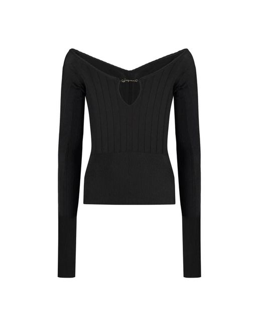 Jacquemus Black Long Sleeve Tops