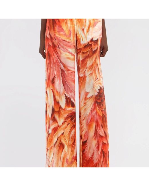 Wide Trousers di Roberto Cavalli in Orange