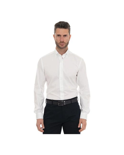 Formal Shirts Fay de hombre de color White