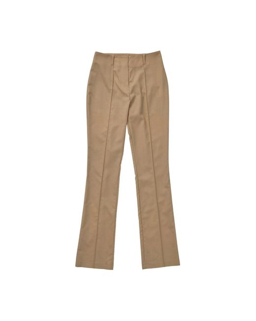 Trousers > straight trousers Aeron en coloris Natural