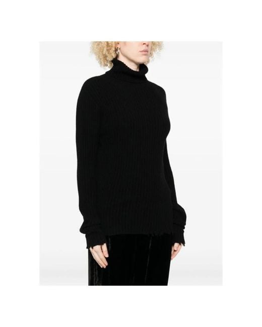 Uma Wang Black Turtlenecks