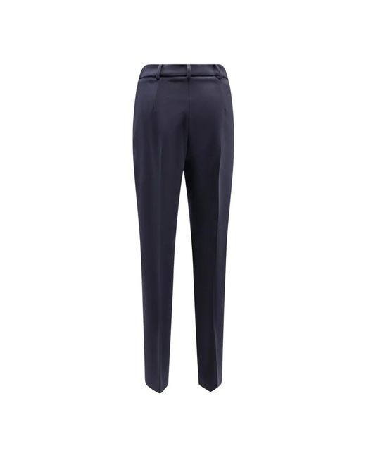 Max Mara Blue Slim-Fit Trousers
