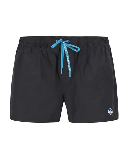 North Sails Basic Volley Beachwear in het Blue voor heren