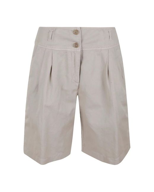Aspesi Gray Casual Shorts