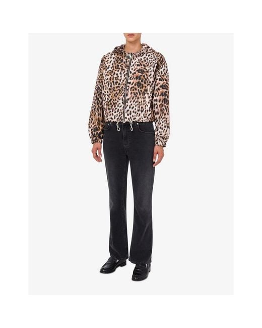 Moschino Brown Bomber Jackets