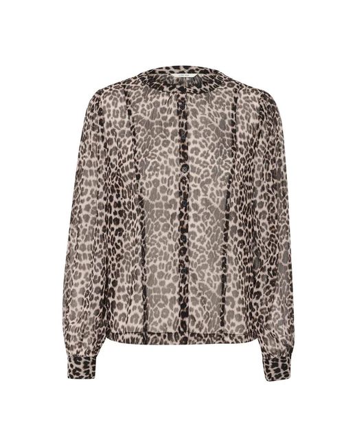 Blouses Cream de color Brown