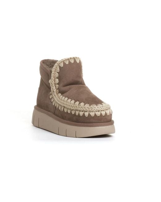 Mou Brown Winter Boots