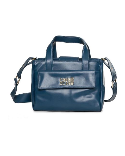 Class Roberto Cavalli Blue Shoulder Bags
