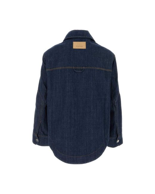 AMI Blue Denim Jackets for men