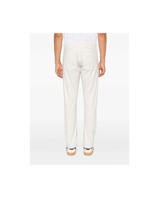Tramarossa White Straight Fit Jeans for men