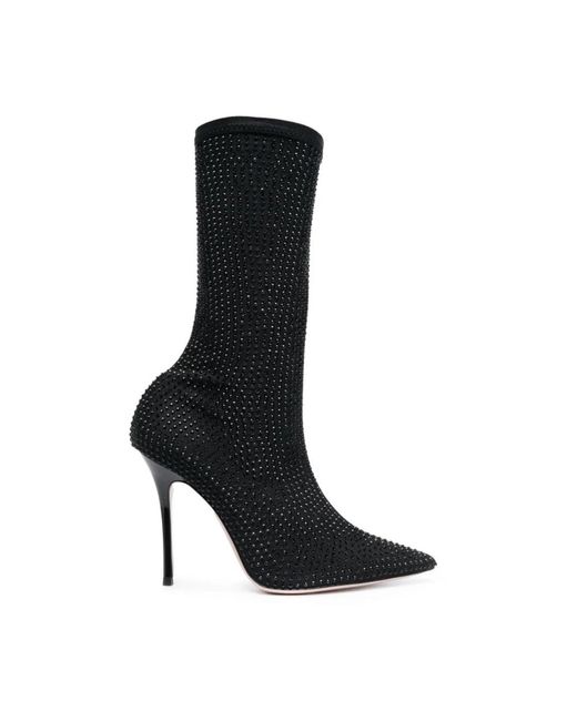 Gedebe Black Heeled Boots