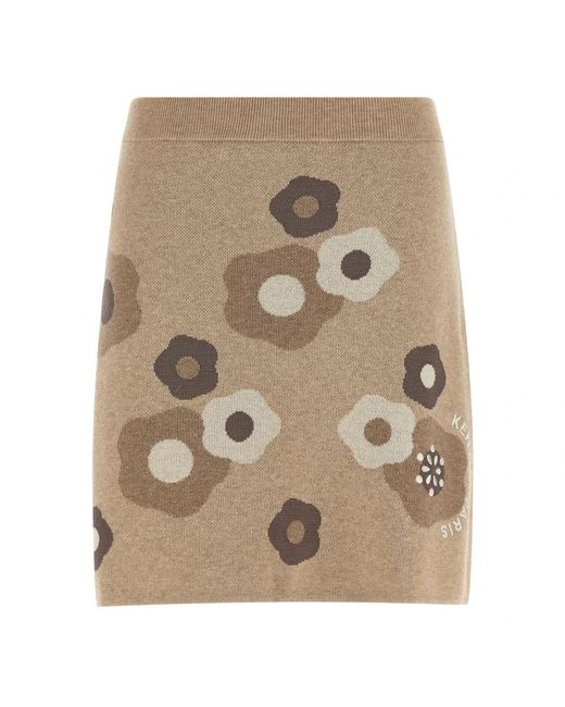 KENZO Natural Short Skirts