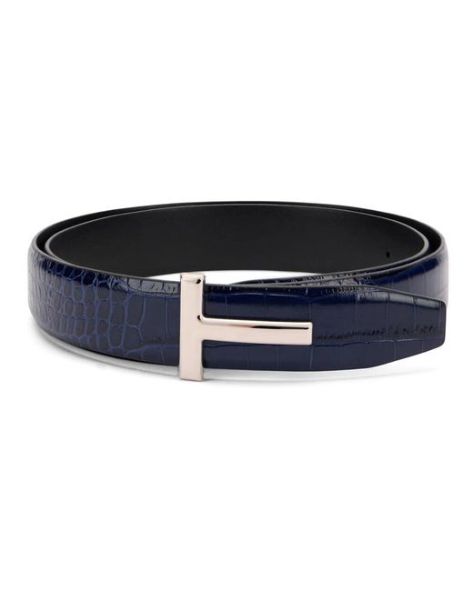 Tom Ford Blue Belts for men