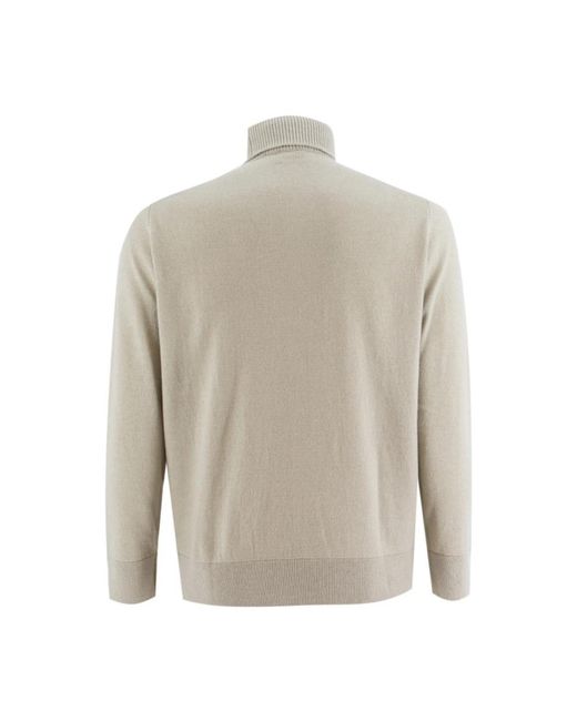 Eleventy Gray Cashmere Knitwear for men