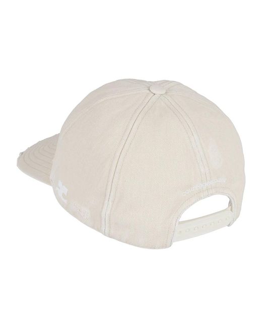 Caps di Courreges in White