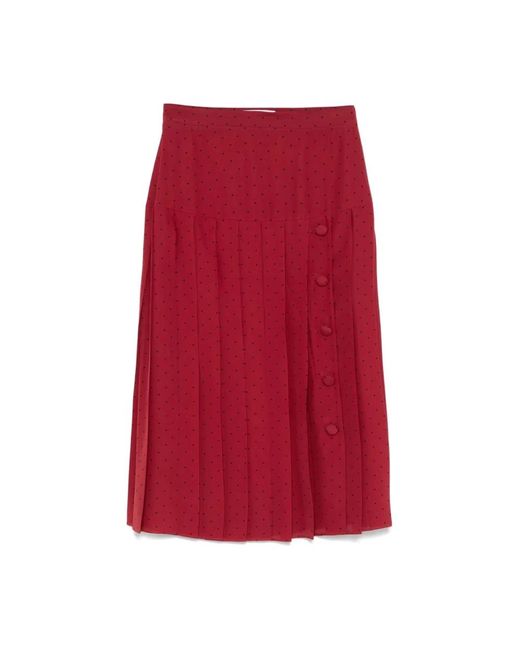Alessandra Rich Short Skirts in het Red