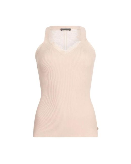 Sleeveless Tops Liu Jo de color Pink