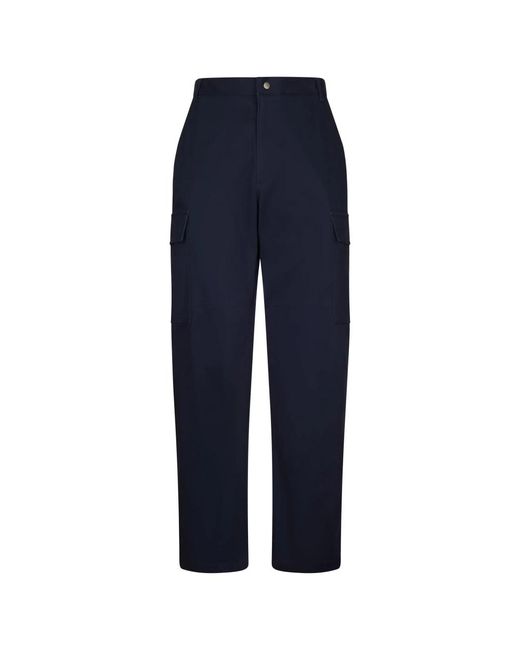 Straight Trousers di Add in Blue da Uomo