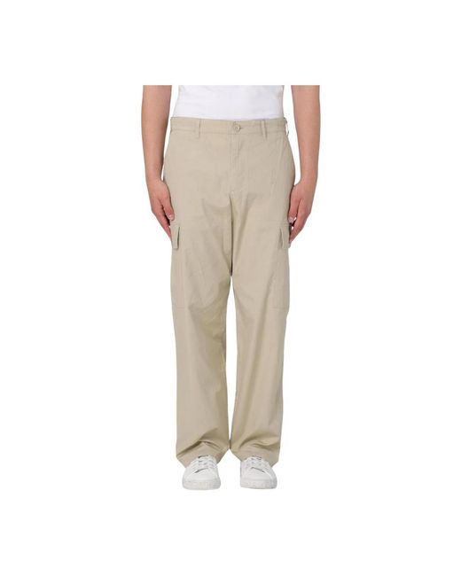 ARMANI EXCHANGE Natural Straight Trousers for men