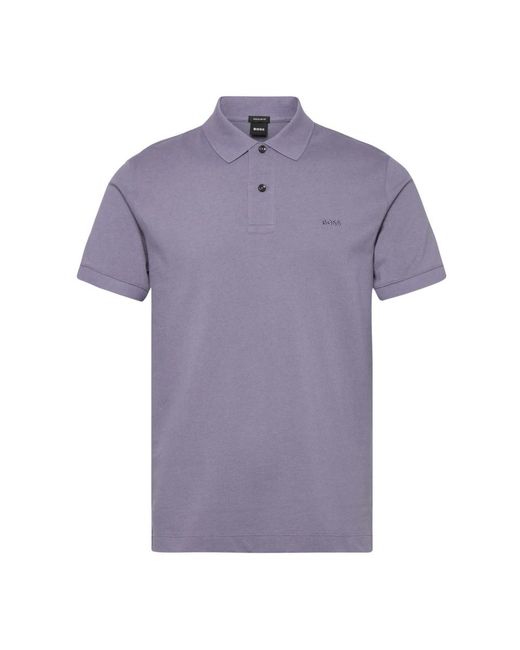 HUGO Purple Polo Shirts for men