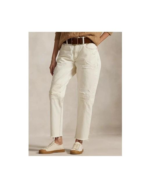 Polo Ralph Lauren White Straight Fit Jeans