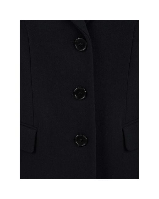 Aspesi Single-Breasted Coats in het Black