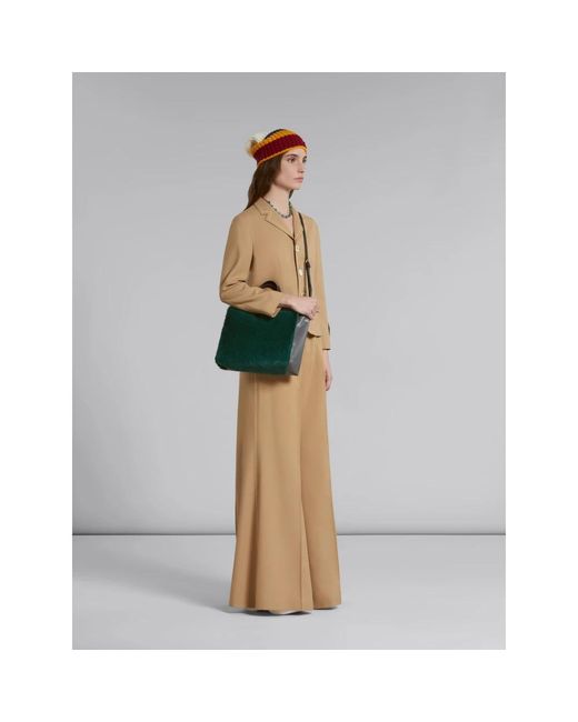 Marni Natural Wide Trousers