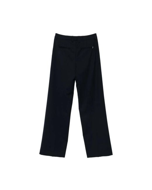 Dondup Black Wide Trousers