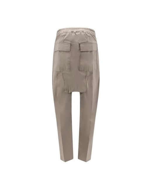 Rick Owens Gray Slim-Fit Trousers for men