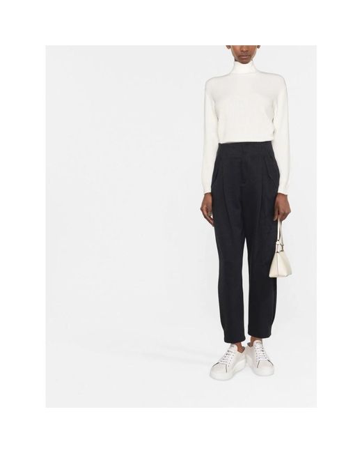 Brunello Cucinelli White Cashmere Knitwear