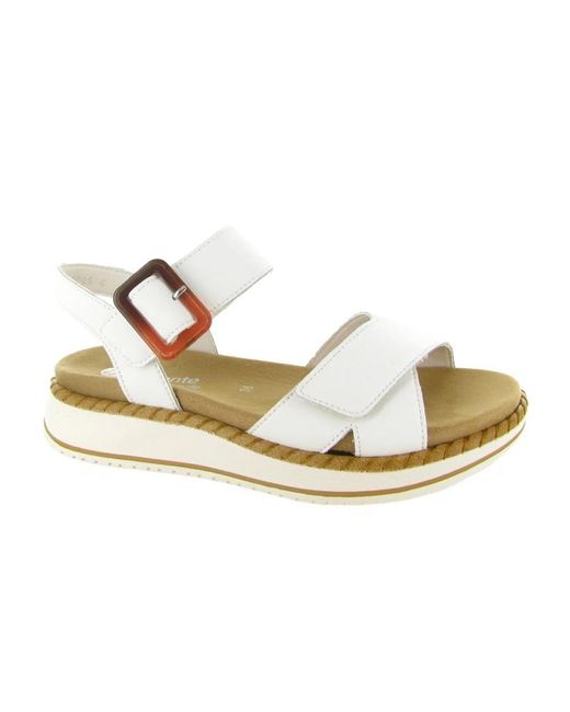 Flat Sandals Remonte en coloris Metallic