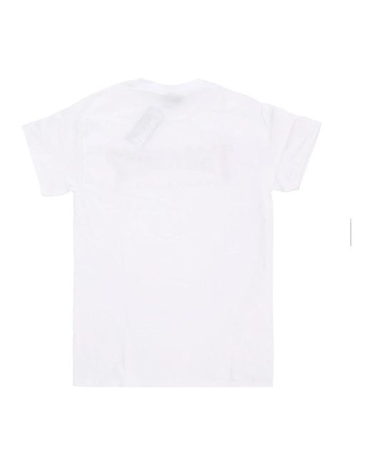 Thrasher Tops ,Wit ,Katoen Wit/Rood Tee Korte Mouw Katoenen T-Shirt in het White voor heren