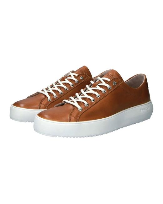 Blackstone Morgan Low Sneakers in Brown für Herren