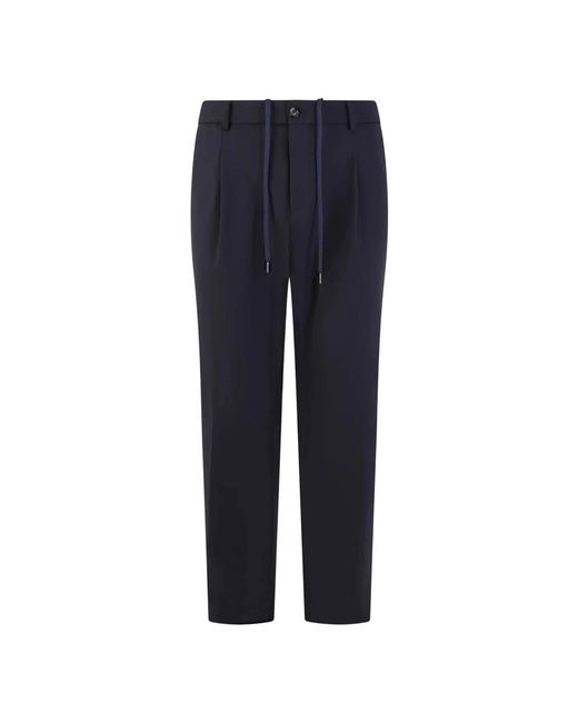 BE ABLE Blue Slim-Fit Trousers for men