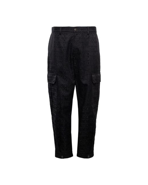 Moschino Black Straight Jeans for men