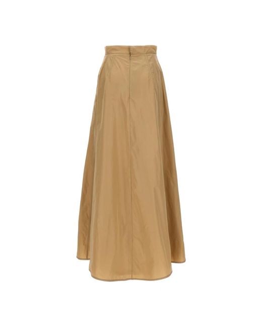 Jil Sander Natural Maxi Skirts