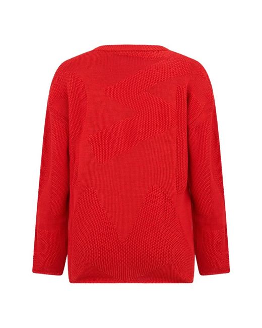Moorer Red V-Neck Knitwear