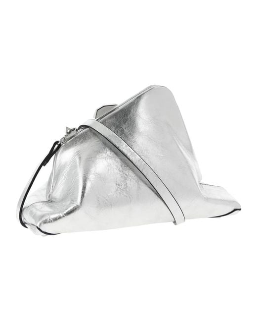 The Attico Metallic Clutches