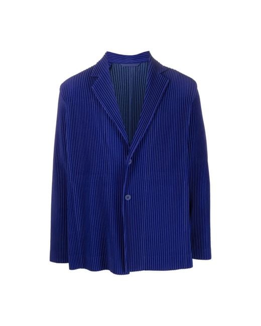 Issey Miyake Blue Blazers for men