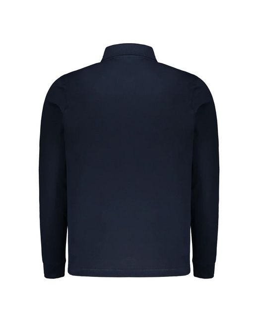 Paul & Shark Blue Long Sleeve T-Shirts for men