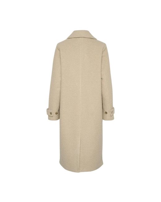 Kaffe Trenchcoat in het Natural