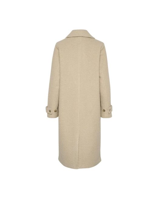 Kaffe Trenchcoat in het Natural