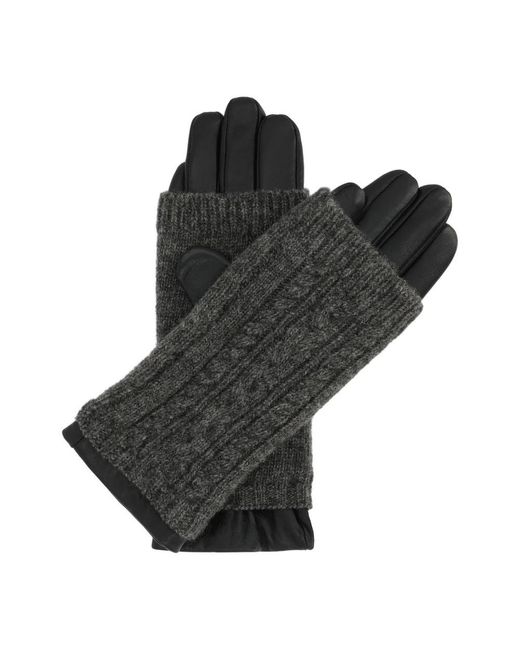 Kazar Accessoires ,Zwart ,Leer Corinna Handschoenen in het Black