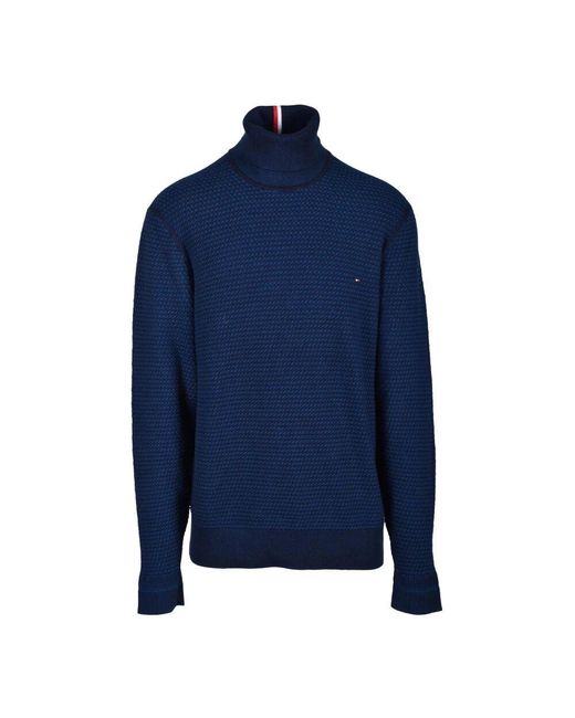 Tommy Hilfiger Blue Turtlenecks for men